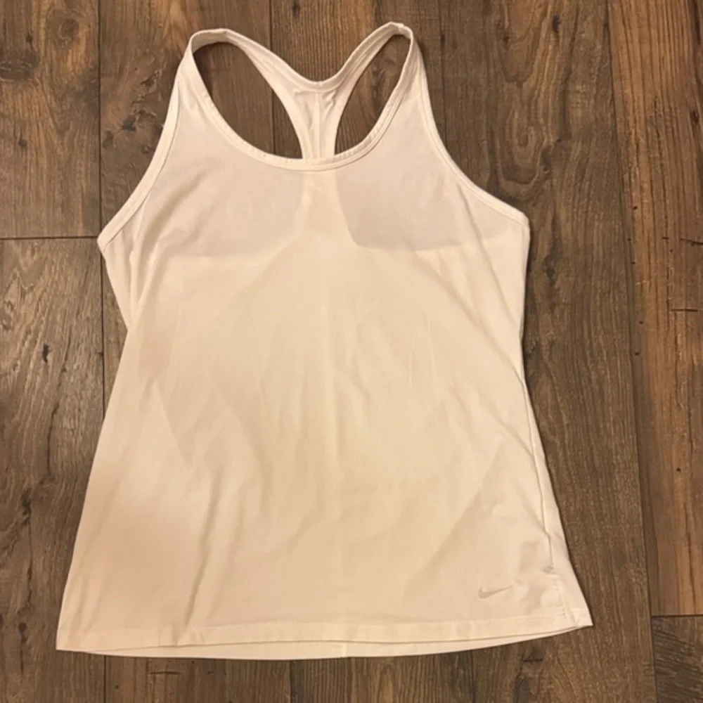 Nike Women's White Dri-Fit Tank Top Size XL